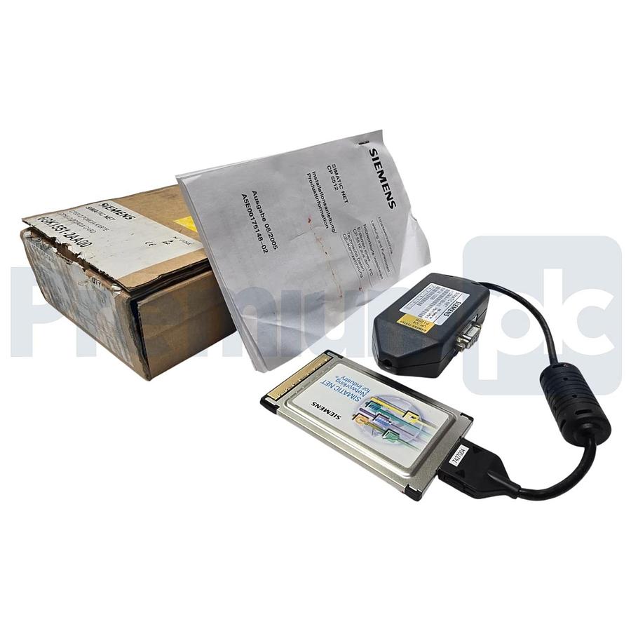 Used Siemens 6GK1551-2AA00 CP 5512 PC Card PCMCIA for PROFIBUS MPI Field Bus USPI