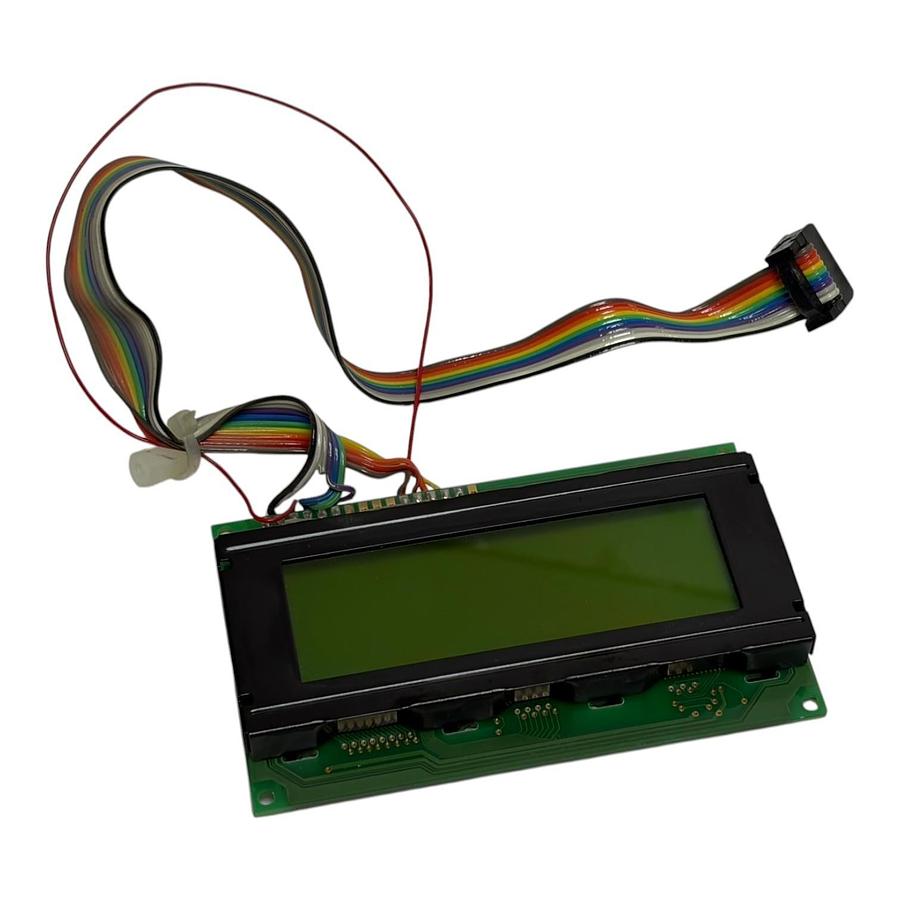 Used Solomon LM1105SYL LCD Display Module 97-02325 REV A Ribbon Cable