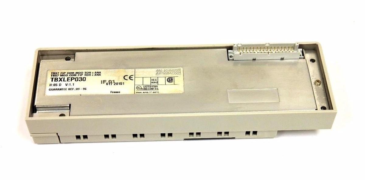 Used SCHNEIDER MODICON/TELEMECANIQUE TBXLEP030 TBX7 TOR+ANA FIP COM.MOD TBX-LEP-030
