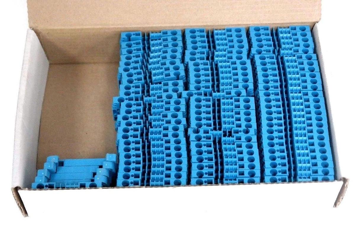 LOT OF 79 NEW TELEMECANIQUE AB1RRN235U2BL TERMINAL BLOCKS 921161, 600V, 20A