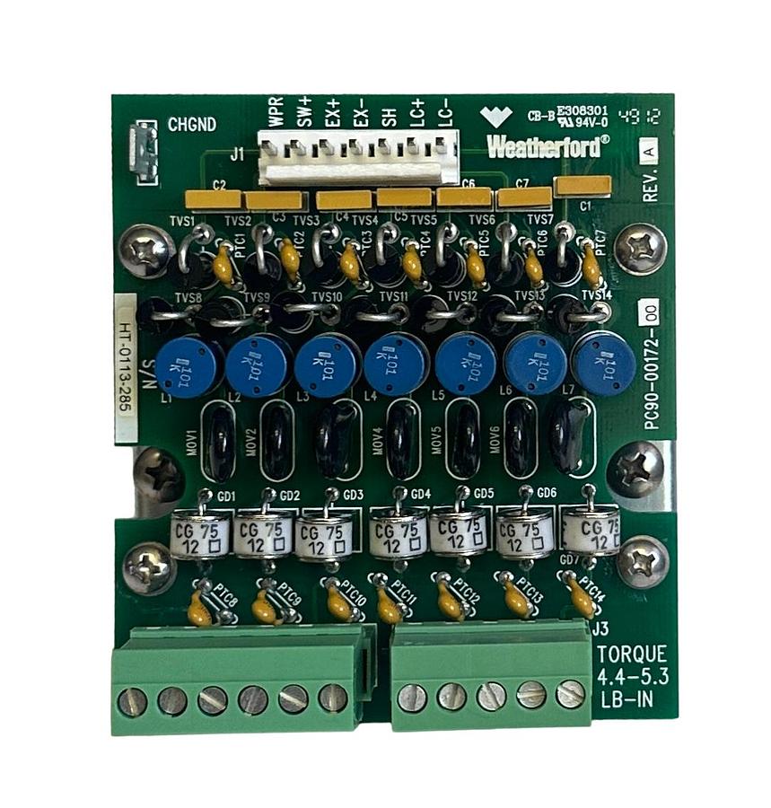 Used NEW WEATHERFORD 1969712 / PC02-00966-00 / PC90-00172-0 PROTECTION BOARD ASSEMBLY