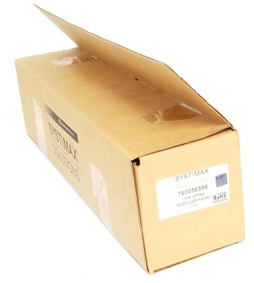 Used NIB COMMSCOPE SYSTIMAX 760056598 MODULAR PANEL 1100-48PSA