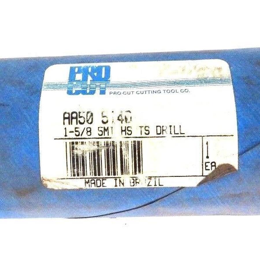 Used NEW PRO CUT CUTTING TOOL CO. AA50-5140 1-5/8 5MT HS TS DRILL, AA505140