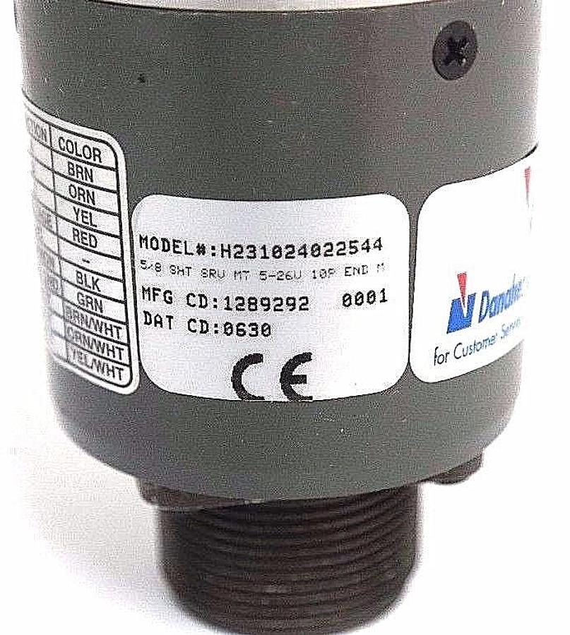 Used NEW DANAHER CONTROLS DYNAPAR H231024022544 5/8 SHT SRV MT 5-26V 10P END M