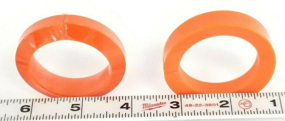 LOT OF 2 NEW GENERIC 193076-001 & 193076-1 GASKETS 1-1/2'' IN. ID. 2-1/4'' OD