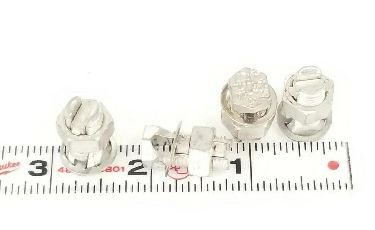 Used LOT OF 4 K SBP-10 SPLIT BOLT CONNECTORS 16-10STR SBP10