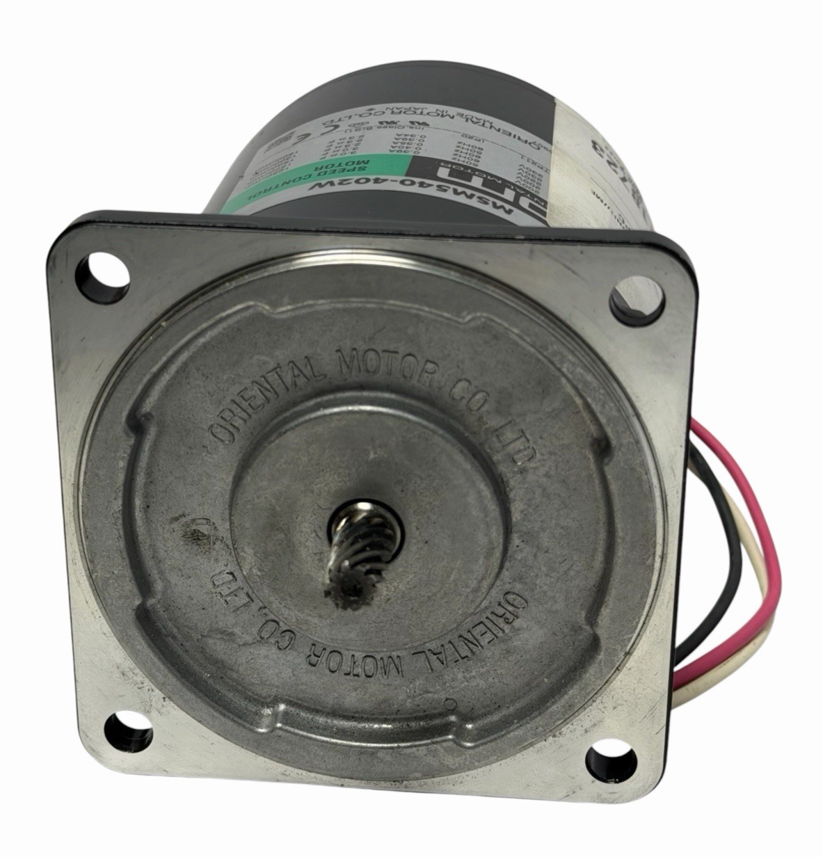 Used ORIENTAL MOTOR CO. MSM540-402W SPEED CONTROL MOTOR MSM540402W