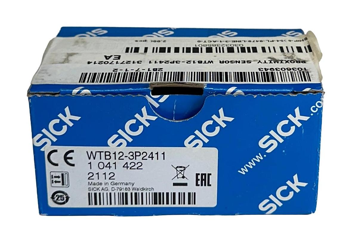 Used NEW SICK WTB12-3P2411 / 1041422 PHOTOELECTRIC PROXIMITY SENSOR 10-30VDC NSMP