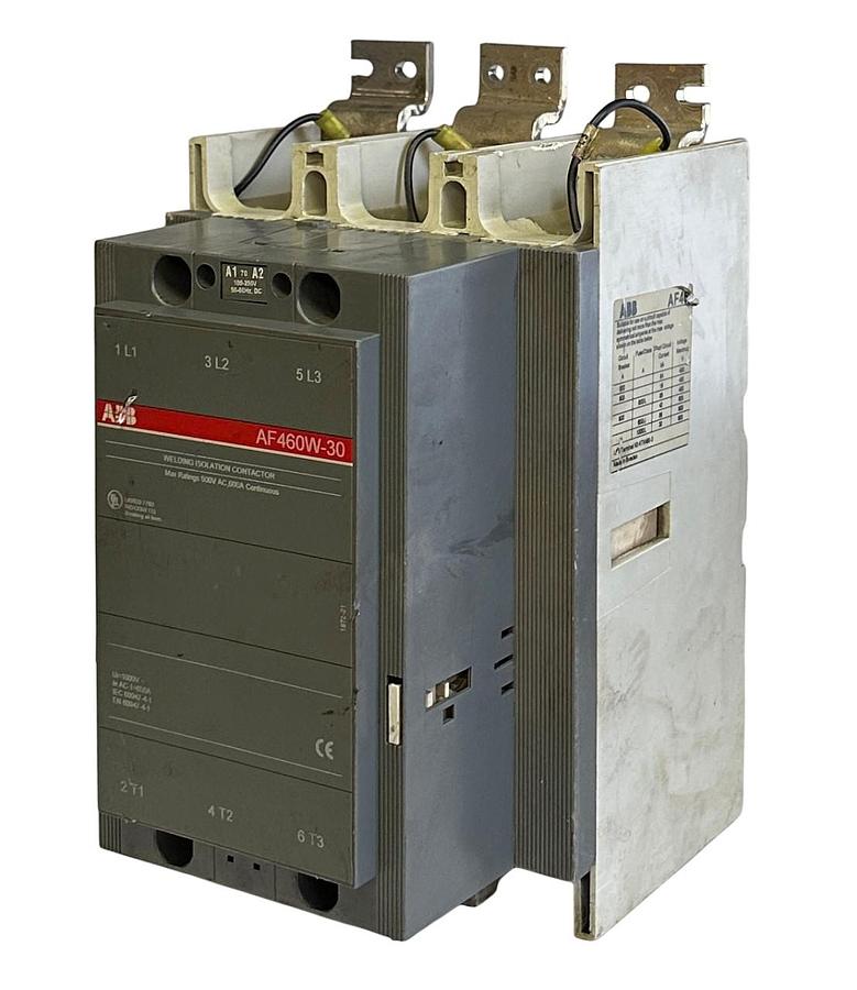 Used ABB AF460W-30 / AF460W30 WELDING ISOLATION CONTACTOR AF460 600VAC 600A *DAMAGED