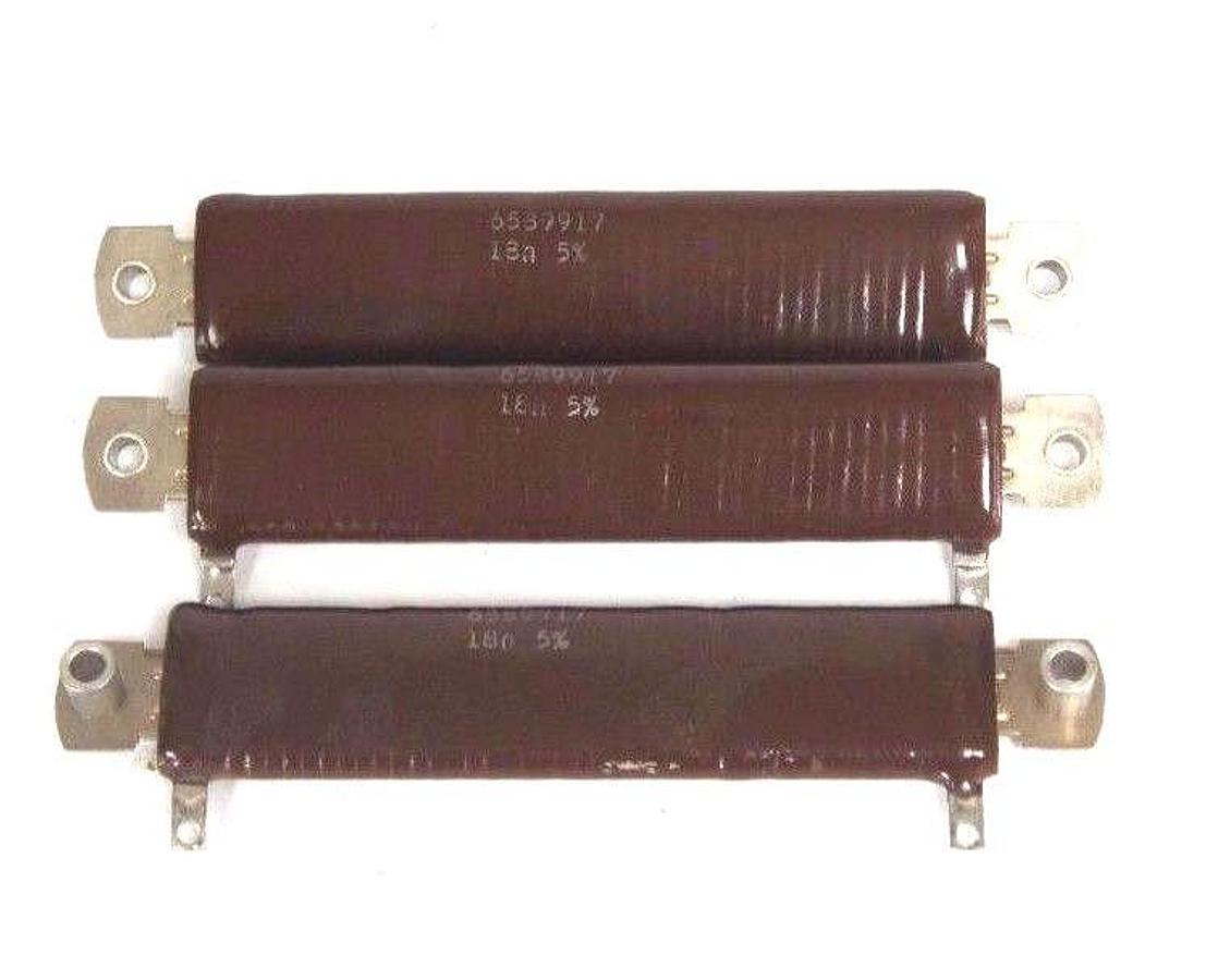 Used LOT OF 3 NEW OHMITE 65B9917 RESISTORS 18 OHMS 5%
