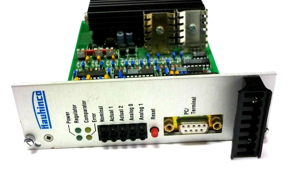 Used HAUHINCO MR1/10446 AMPLIFIER CONTROL CARD RE 1.14 10589/00/00