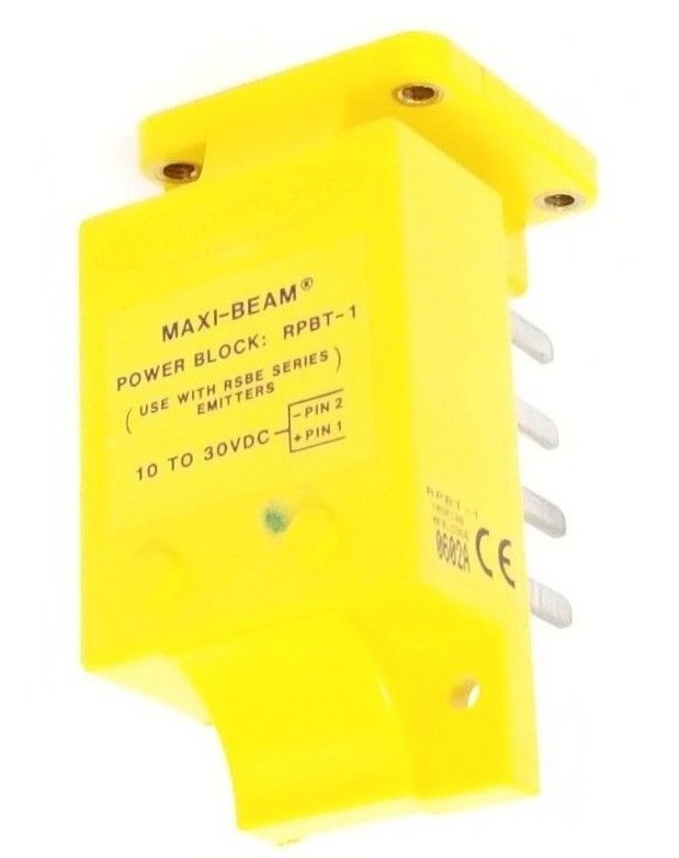 Used BANNER RPBT-1 POWER BLOCK MAXI-BEAM RPBT1, 10 TO 30 VDC