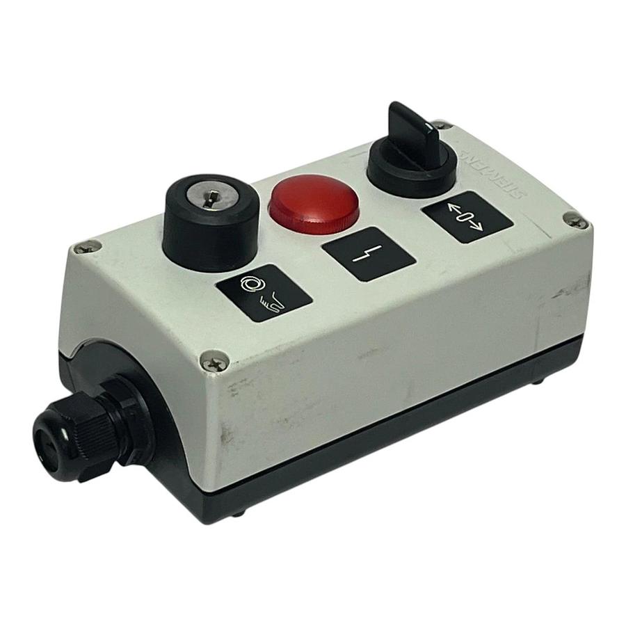 Siemens SIRIUS 3SF5813-0AZ AS-Interface 3-Button Control Station Enclosure AS-i