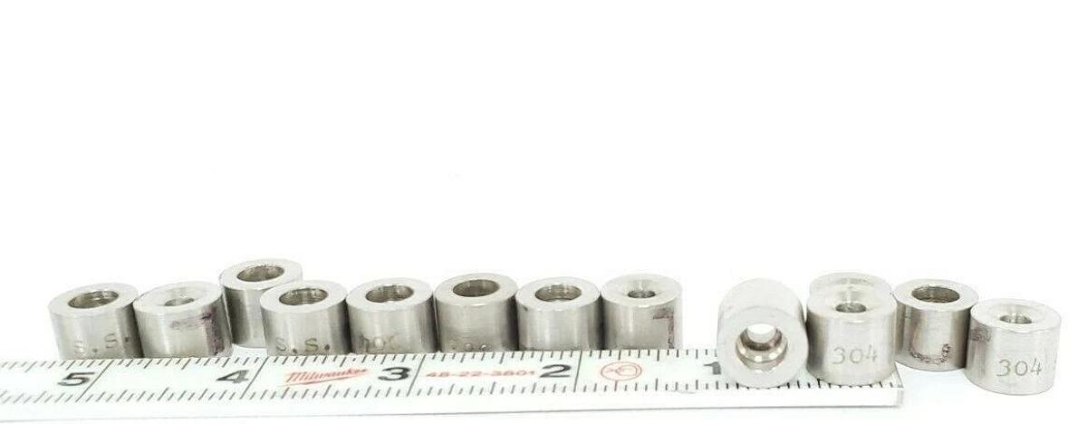 Used LOT OF 13 LAPP W-46644 VALVE SEATS FOR LS-10 PULSAFEEDER 304SS W46644