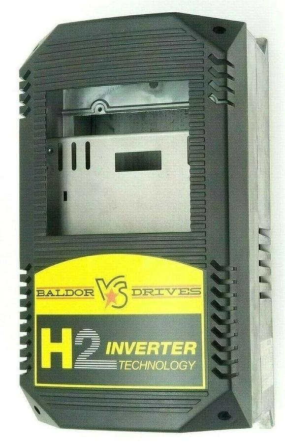 Used BALDOR DRIVES CAT. NO. VS1SP420-1B DRIVE HOUSING IN2018A10 H2 (HOUSING ONLY)