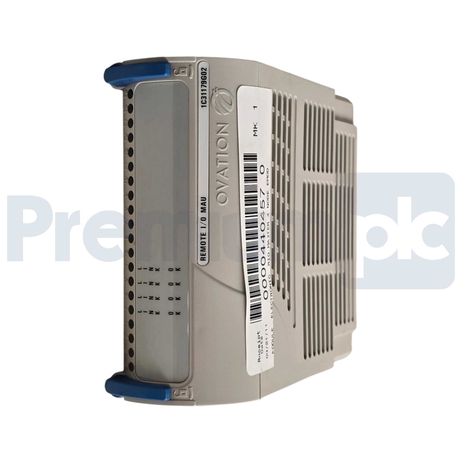 Used Emerson 1C31179G02 Ovation DCS Remote I/O Media Access Unit (MAU) Module NSNP