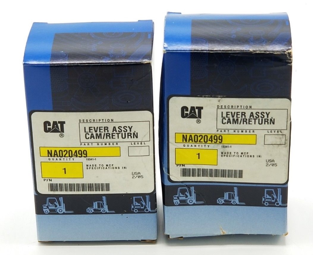 LOT OF 2 NIB CAT NA020499 CAM/RETURN LEVER ASSEMBLIES