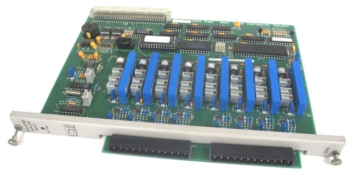 Used CONTROL TECHNOLOGY 901B-2550 ISOLATED ANALOG INPUT MODULE REV B.3 901B2550