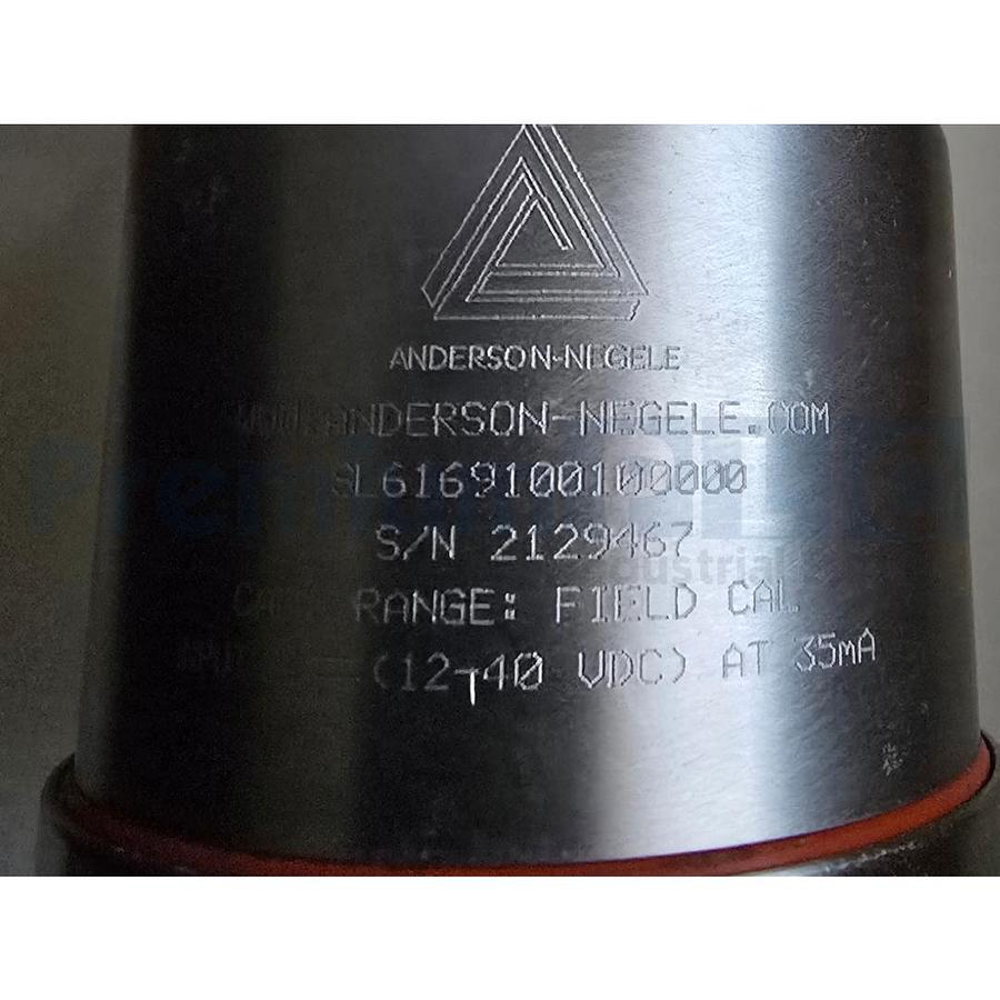 Used REP ANDERSON-NEGELE SL6169100100000 SL HYDROSTATIC LEVEL TRANSMITTER FIELD CAL.
