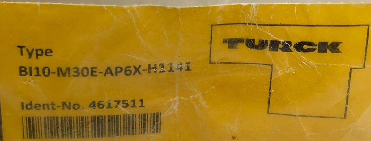 Used Turck BI10-M30E-AP6X-H1141 Inductive Proximity Sensor M30 PNP NO 4617511 New