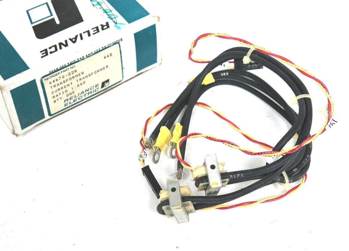 Used NIB RELIANCE ELECTRIC 64670-22R CURRENT TRANSFORMER 6467022R