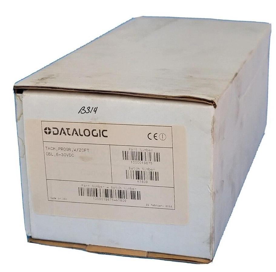 Used NIB DATALOGIC 1000019875 TACHOMETER 8-30 VDC SUPPLY POWER 20 FOOT CABLE
