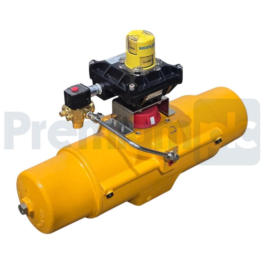 Hytork XL1127U-S60-SCW-Y00 Actuator w/Westlock AccuTrak 2000 Series Positioner