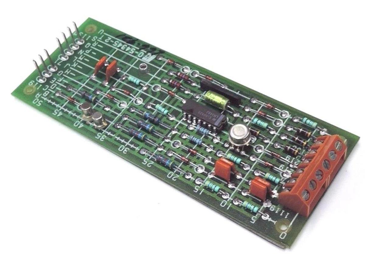 Used RELIANCE ELECTRIC 0-54345-2 PC BOARD METER FILTER 0543452