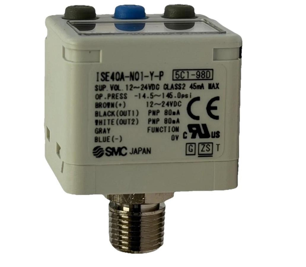 NEW SMC ISE40A-N01-Y-P-X53 PRESSURE SWITCH 12~24 VDC ISE40AN01YPX53