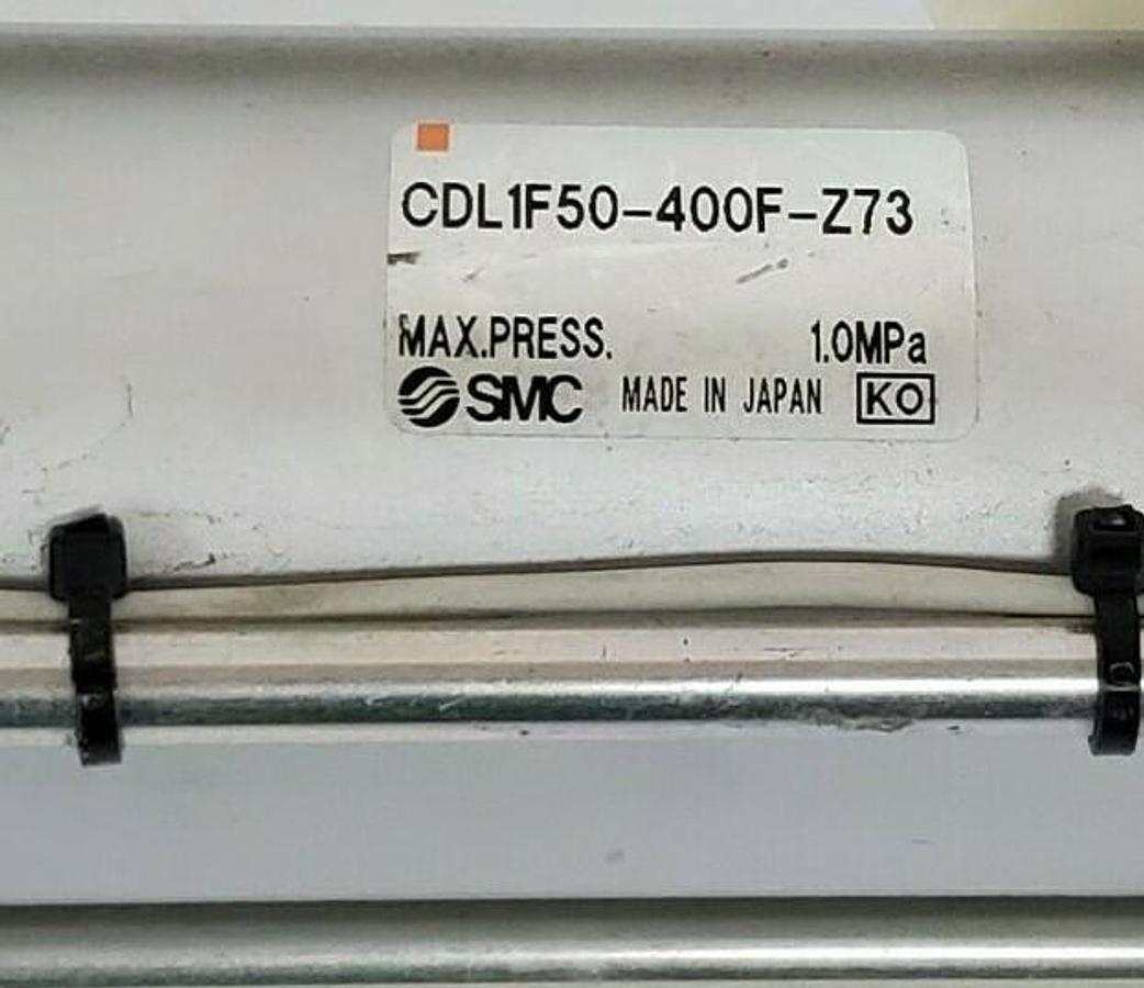 Used SMC CDL1F50-400F-Z73 PNEUMATIC TIE ROD CYLINDER 1.0MPA MAX CDL1F50400FZ73
