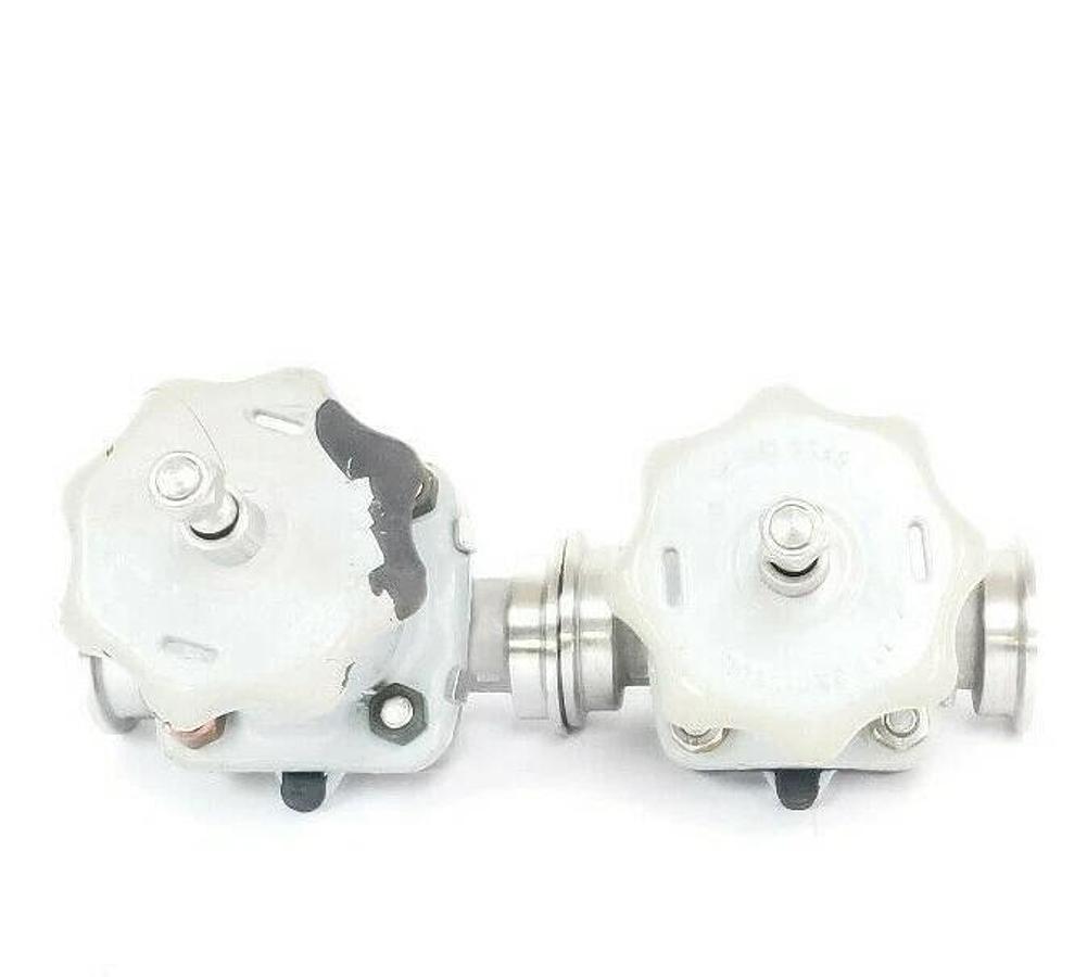 Used LOT OF 2 ITT GRINNELL DIAPHRAGM VALVES WITH 1819 CF8M 1" VALVE BODIES