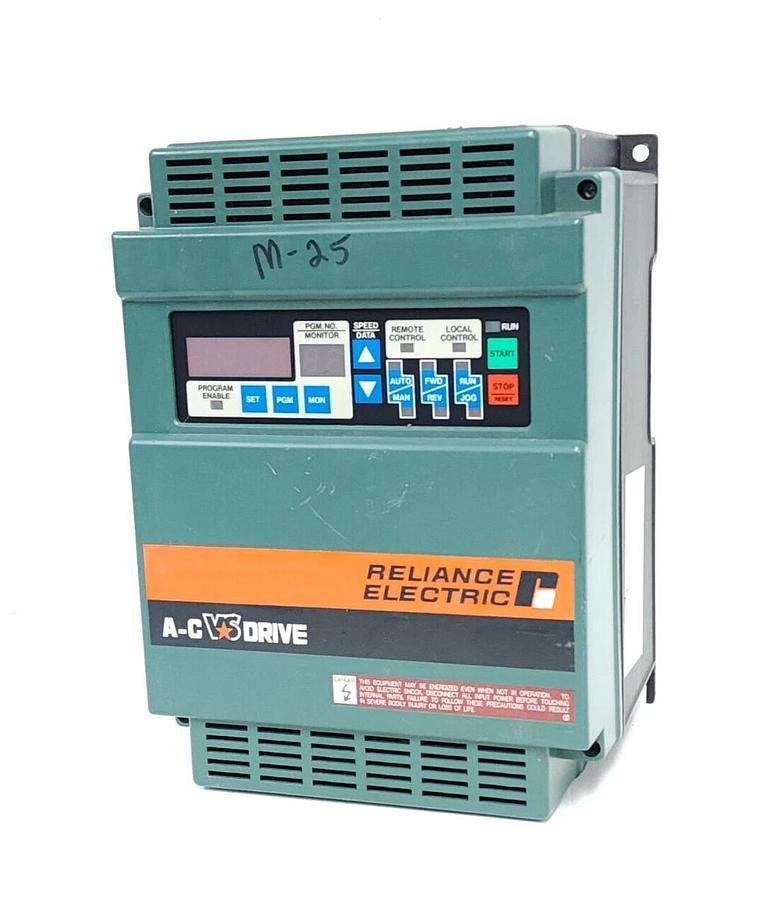 Used RELIANCE ELECTRIC 2GU21002 AC VS DRIVE GP-2000 2.9kVA 2HP I/M D2-3166