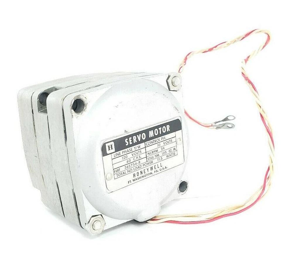 Used HONEYWELL 30365754-508 SERVO MOTOR ASSEMBLY 8207 P/N 365754-8 120/10V 11.5W