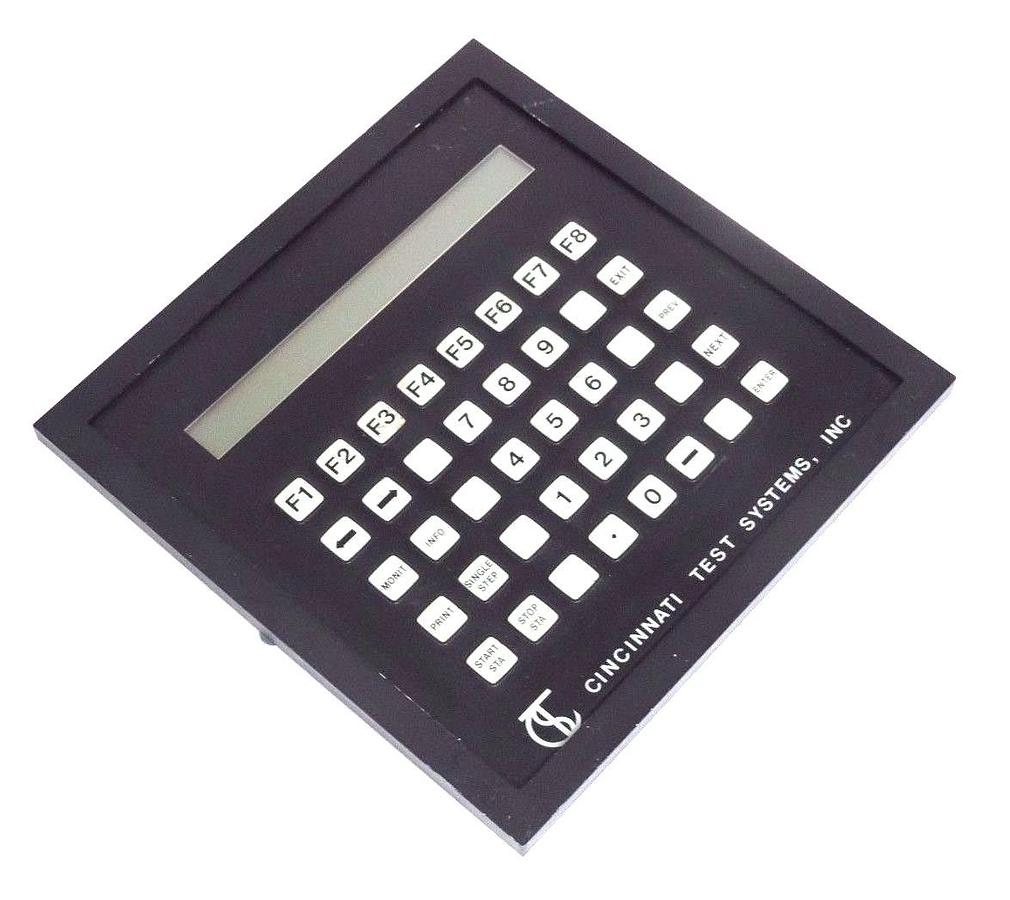 Used CINCINNATI TEST SYSTEMS INC. PM1 REV. B DISPLAY PANEL 1094501