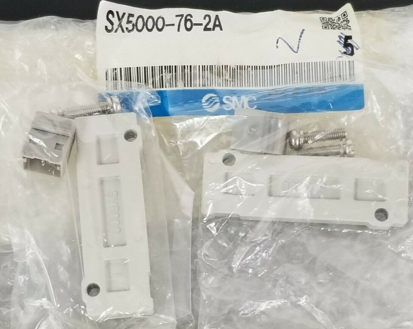 Used LOT OF 2 NEW SMC SX5000-76-2A BLANKING PLATES SX5000762A