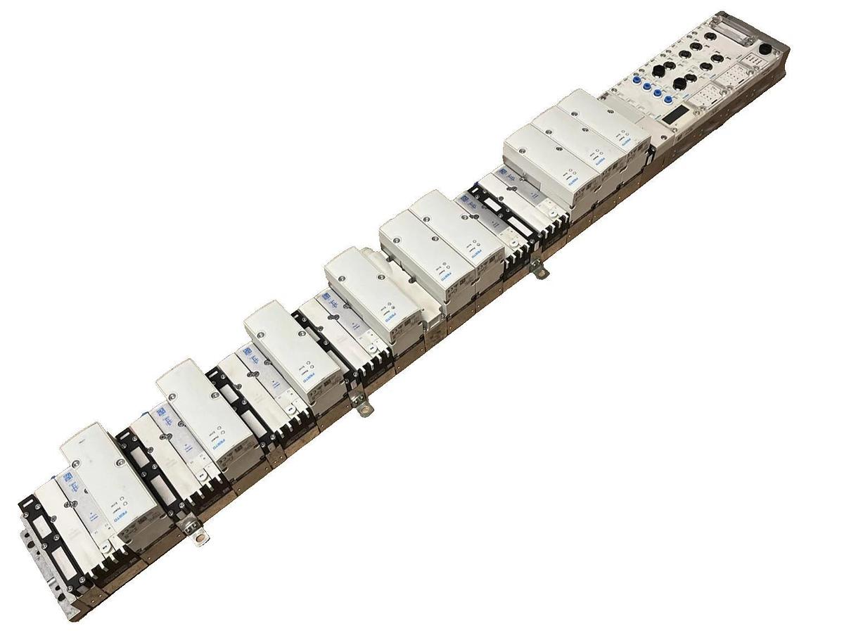 Used Festo CPX/MPA-S Terminal | EtherNet/IP CPX-FB32 | (9) VPPM Proportional (6) MPA2