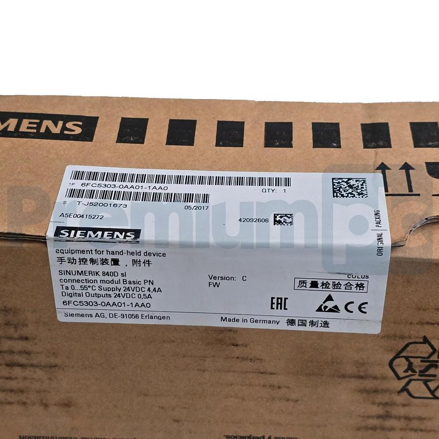 Used SIEMENS 6FC5303-0AA01-1AA0 SINUMERIK 840D sl CONNECTION MODULE BASIC PN NSFS
