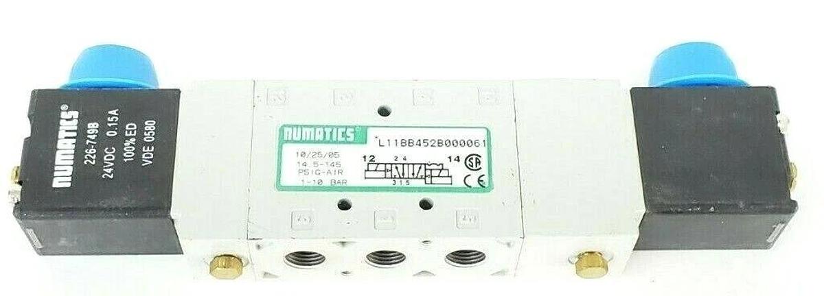 NEW NUMATICS L11BB452B000061 L SERIES SOLENOID VALVE 14.5-145 PSIG-AIR 226-749B