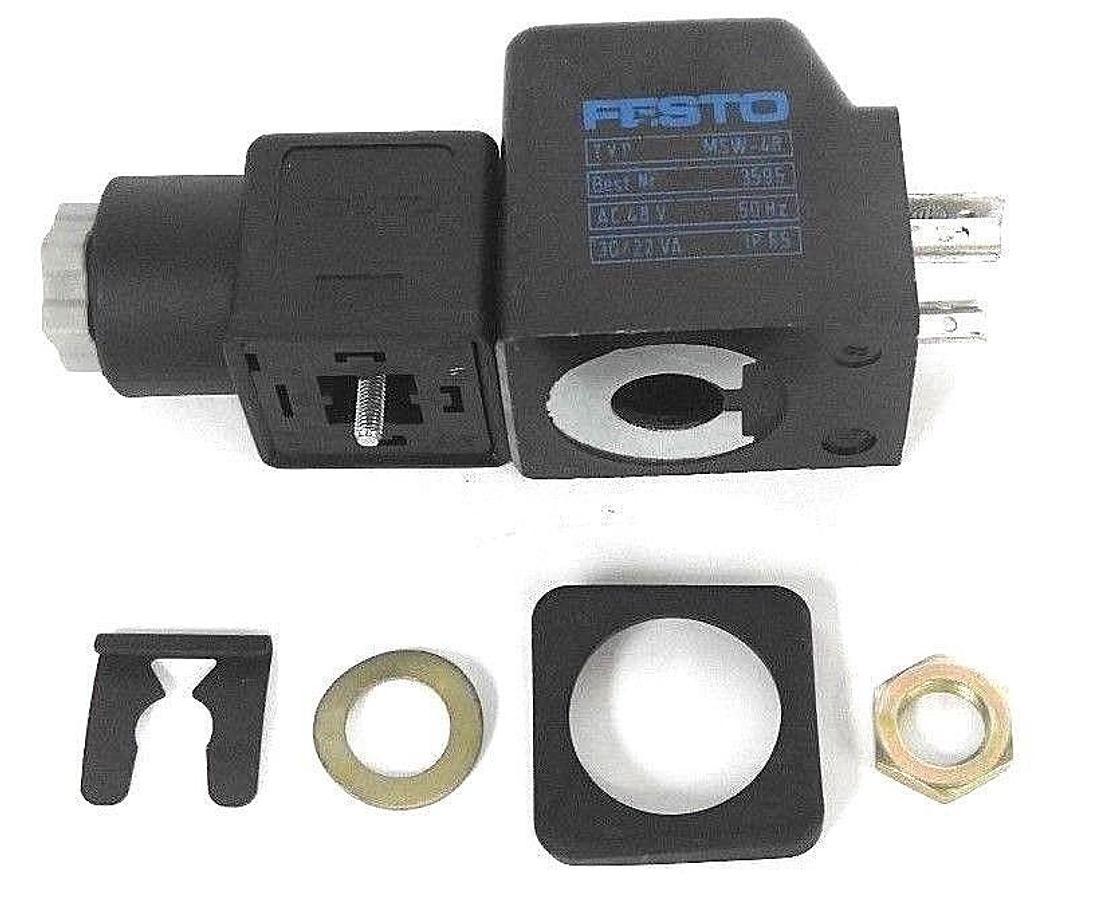 Used NEW FESTO MSW-48 SOLENOID COIL BEST NR. 3595 AC 48V 50HZ W/ B-12 PLUG