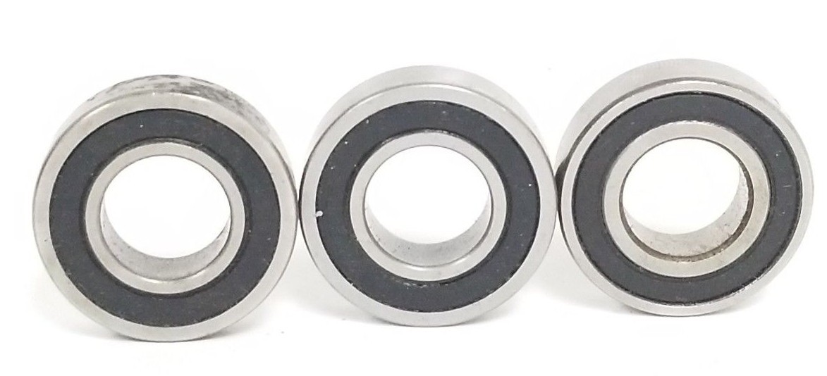 Used LOT OF 3 GBC GENERAL BEARING CO. 6003RS BEARINGS