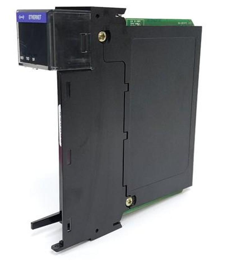 Used ALLEN BRADLEY 1756-ENET/B CAT. REV. C01 CONTROLLOGIX COMMUNICATIONS MODULE