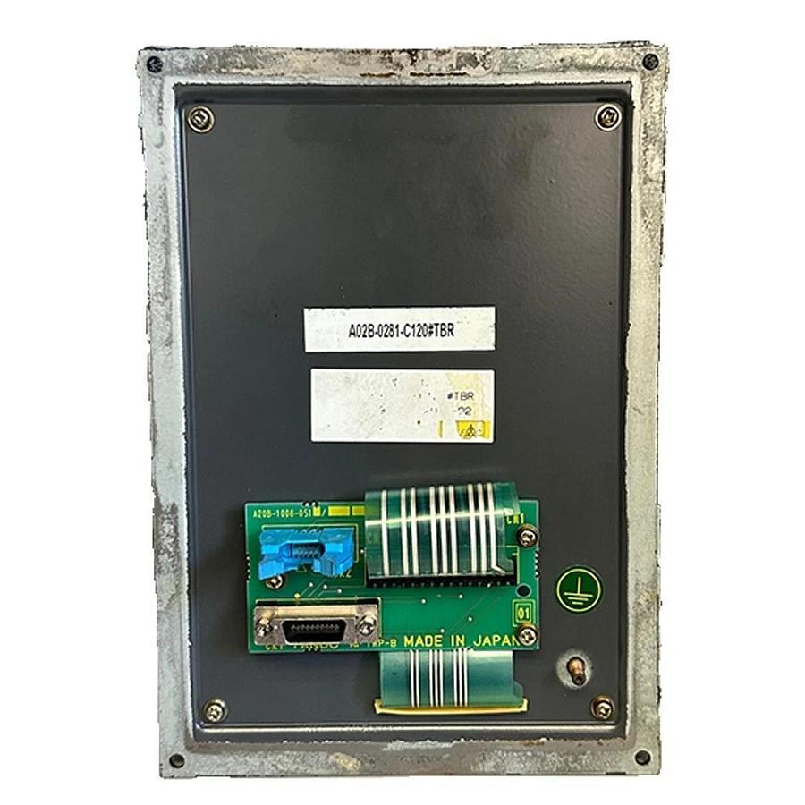 Used FANUC A02B-0281-C120#TBR / A02B0281C120TBR MDI CNC KEYPAD/KEYBOARD UNIT