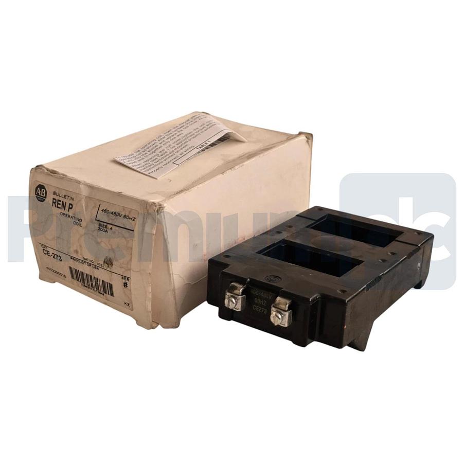 Allen-Bradley CE-273 | CE273 Bulletin 505 Coil NEMA Size 4, 200A, 460-480V 60Hz 662074217649