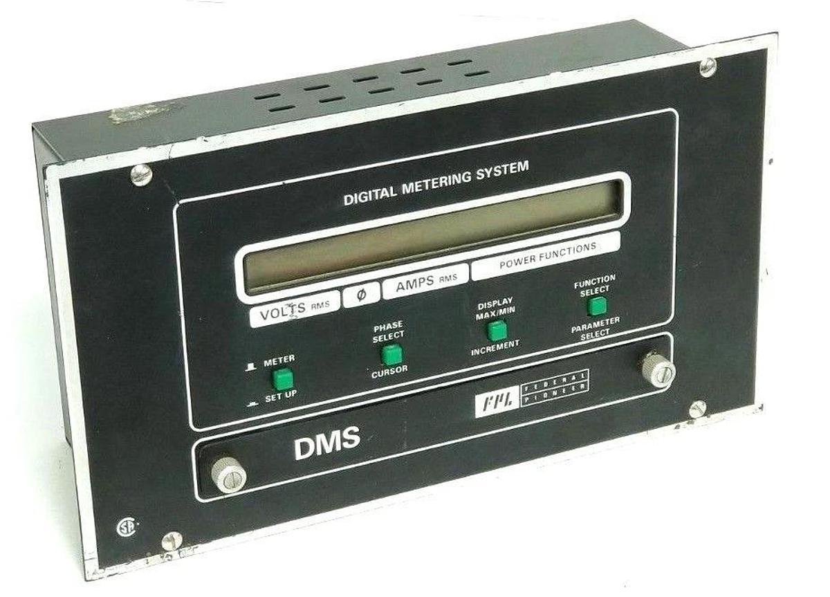 Used FEDERAL PIONEER DMS-CR DIGITAL METERING SYSTEM DISPLAY DMSCR