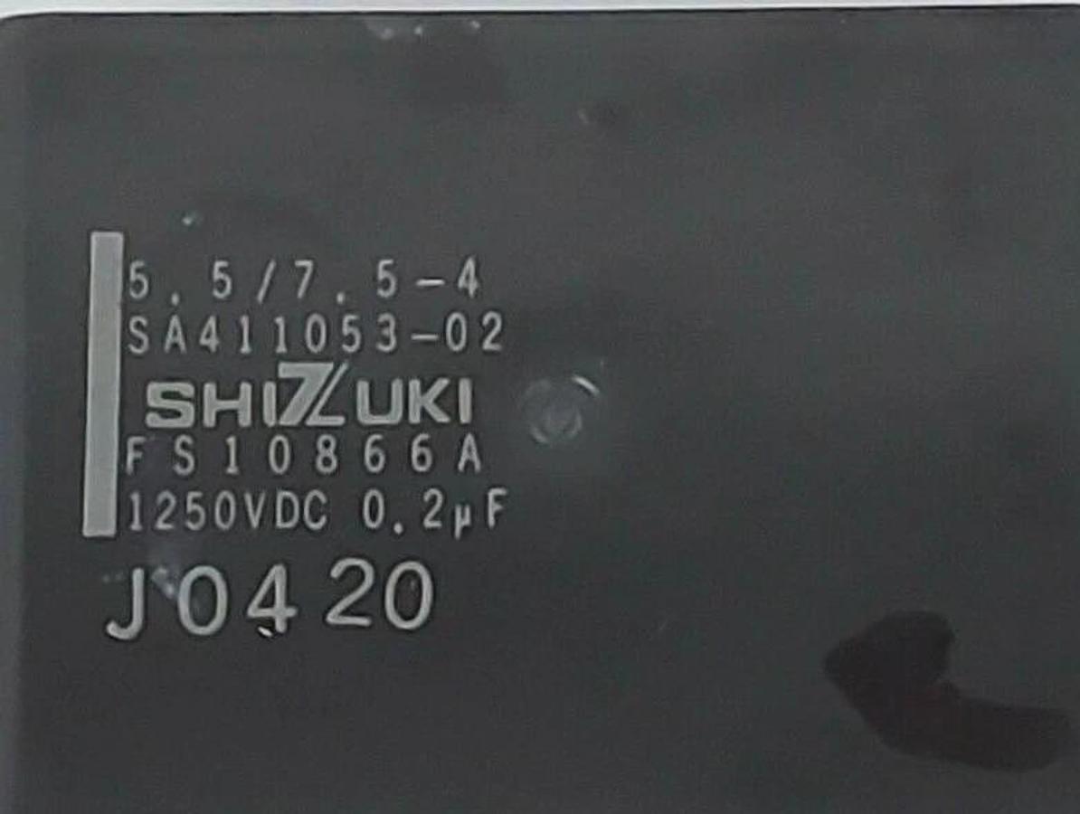 Used SHIZUKI SA411053-02 MODULE FS10866A, 1250VDC 0.2uF