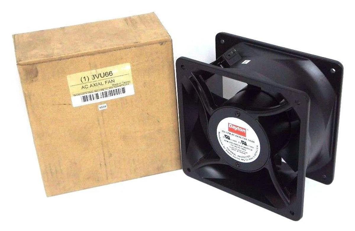 NIB DAYTON 3VU66 AC AXIAL FAN 355 CFM 3250 RPM, 0.27AMP, 30WATT, 115V