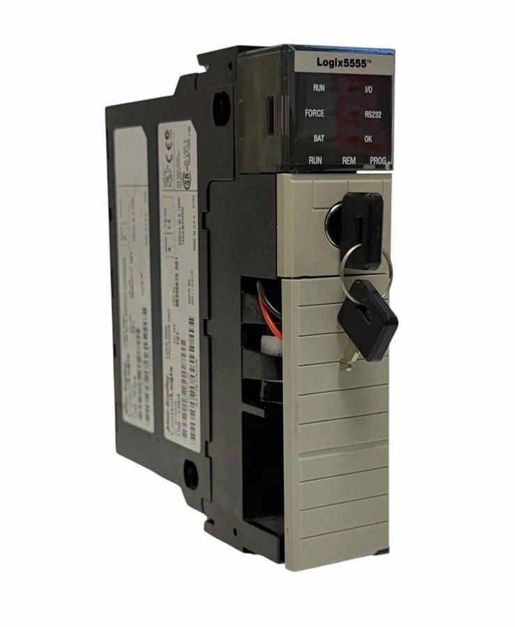 Used ALLEN BRADLEY 1756-L55 /A ControlLogix PROCESSOR W/ 1756-M13 /A BYTE MEMORY EXP.