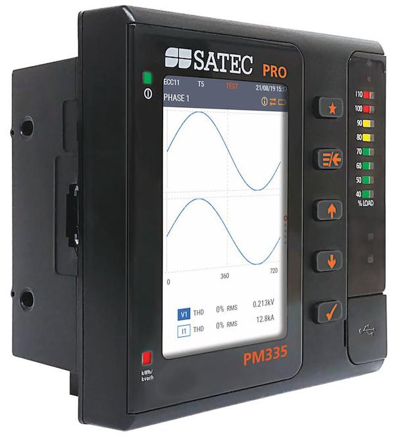 Used SATEC PM335 PRO AC/DC Power Quality Meter 16GB PRO-PM335-PQ-5-60HZ-ACDC-IOS NSMP
