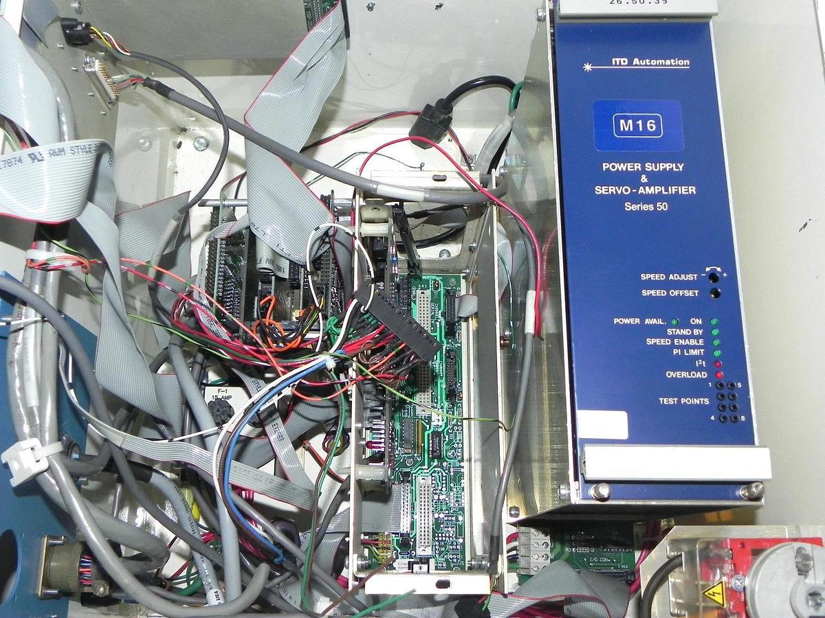 Used ITD AUTOMATION GEN 3 TORK TRAK CONTROLLER TTL53-110-M16 PART# 575831 110VAC 15A