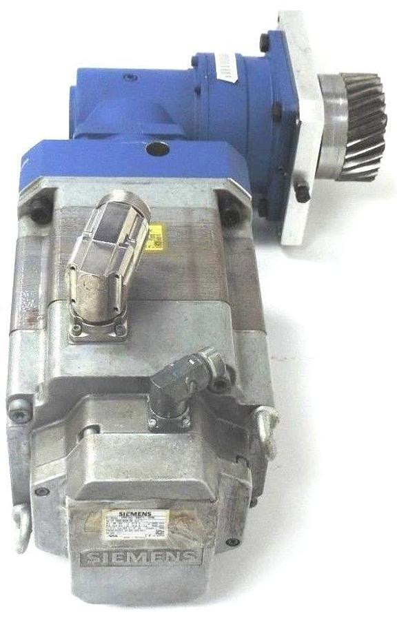 Used SIEMENS 1FK7103-5AF71-1EH0 SERVOMOTOR & ALPHA SPK 140-MX2-5-4X1-000 GEAR REDUCER